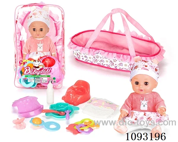 14inch doll with 12IC/attachments/cabas