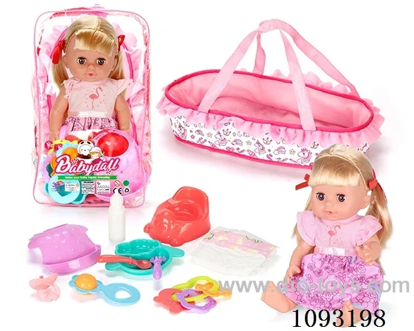 14inch doll with 12IC/attachments/cabas
