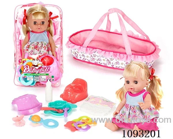 14inch doll with 12IC/attachments/cabas