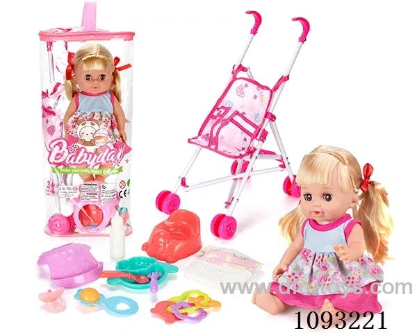 14inch doll with 12IC/attachments/trolley