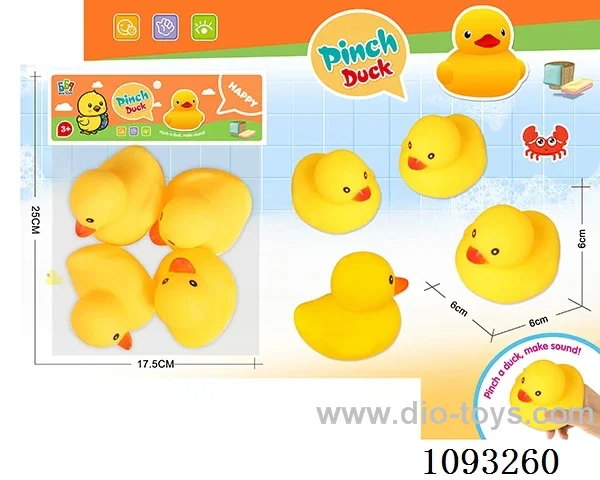 Vinyl BB Whistle (4 ducks)