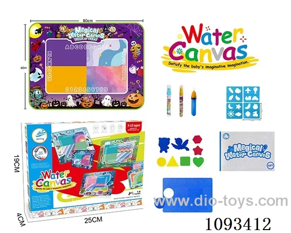 Halloween theme Magic Magic Water canvas/Graffiti mat