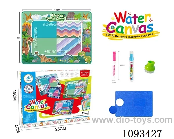Prehistoric dinosaur animal theme Magic magic water canvas/graffiti pad