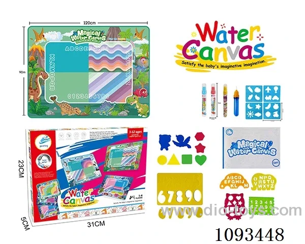 Prehistoric dinosaur animal theme Magic magic water canvas/graffiti pad