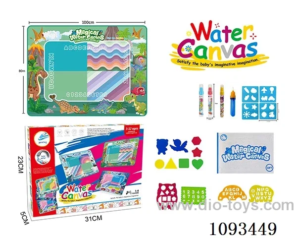 Prehistoric dinosaur animal theme Magic magic water canvas/graffiti pad