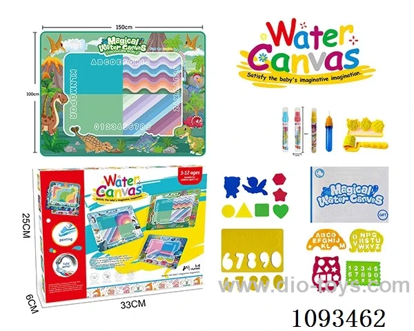 Prehistoric dinosaur animal theme Magic magic water canvas/graffiti pad