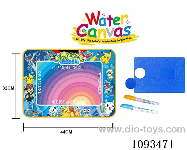 Pokemon Children's water painting magic magic water canvas/graffiti pad