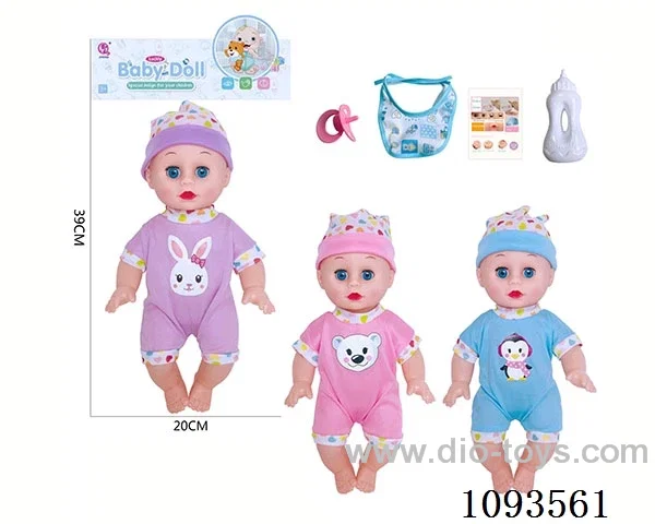 14 inch doll with artificial voice included battery