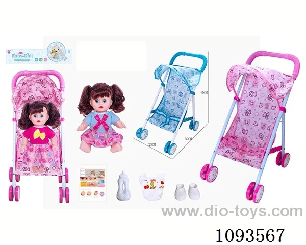 14 inch doll with artificial voice/trolley included battery