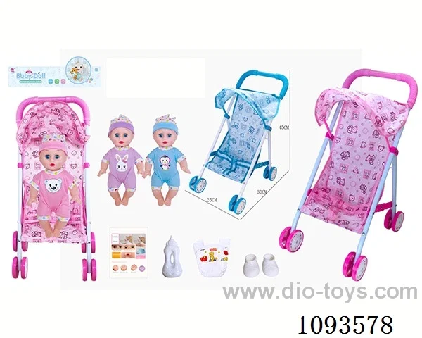 14 inch doll with artificial voice/trolley included battery