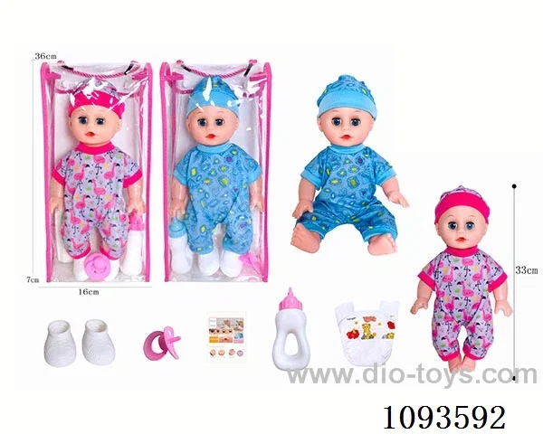 14 inch doll with artificial voice included battery