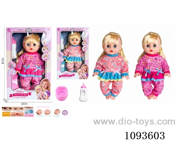 14 inch doll with artificial voice included battery
