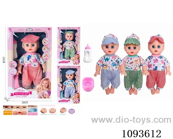 14 inch doll with artificial voice included battery