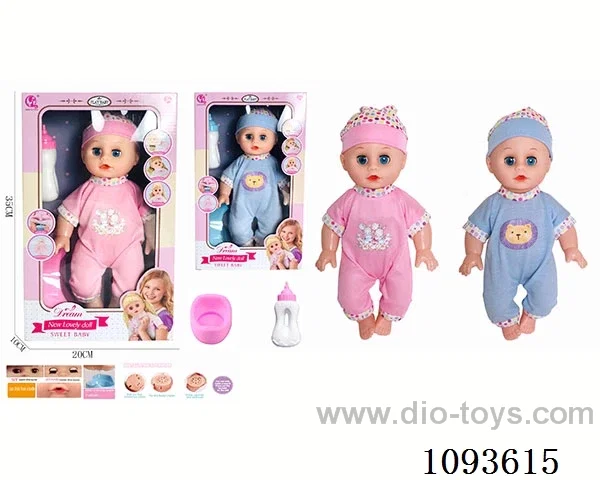 14 inch doll with artificial voice included battery