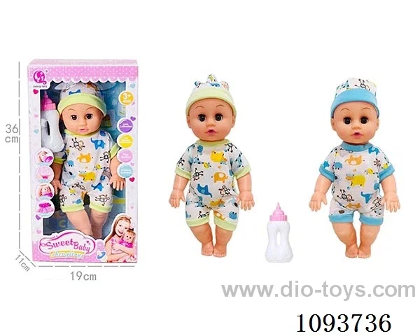 14 inch doll with artificial voice included battery