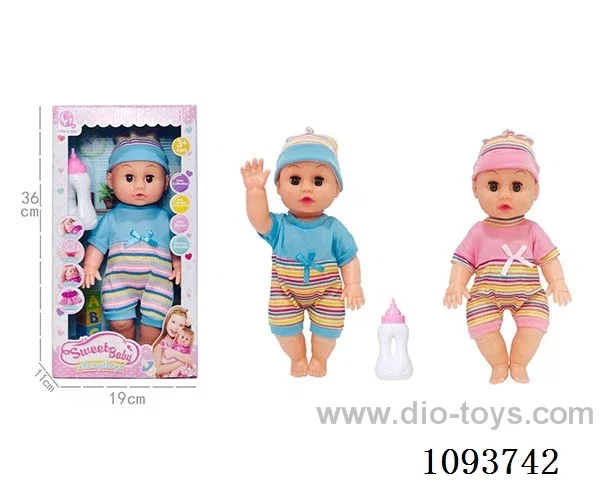 14 inch doll with artificial voice included battery