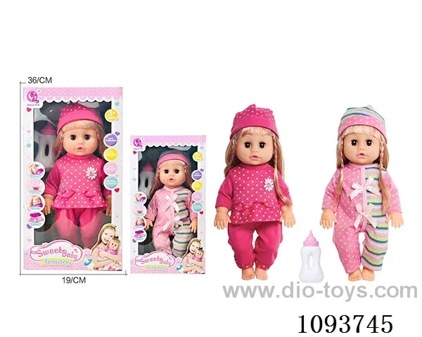 14 inch doll with artificial voice included battery