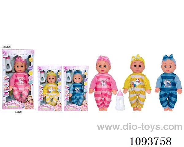 14 inch doll with artificial voice included battery