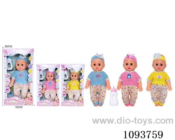 14 inch doll with artificial voice included battery