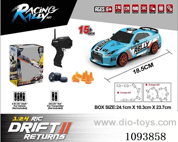 1:24 rc car not included battery