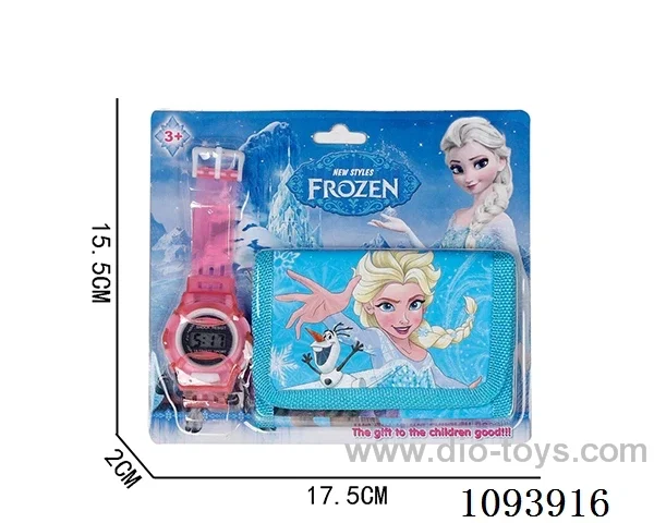 Digital watch + wallet+LR41*1