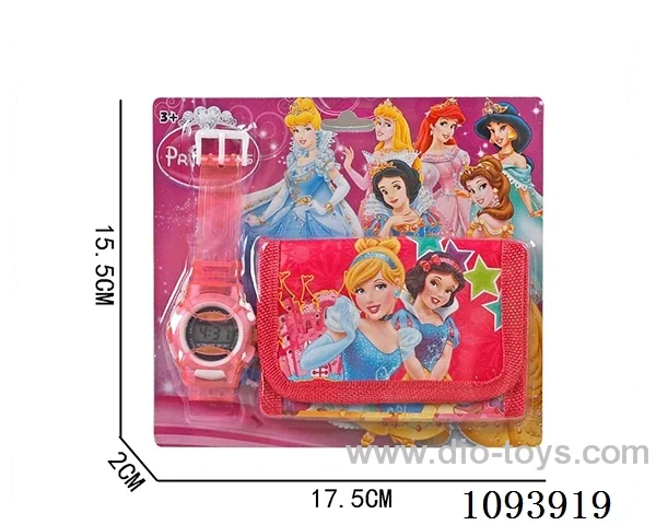 Digital watch + wallet+LR41*1