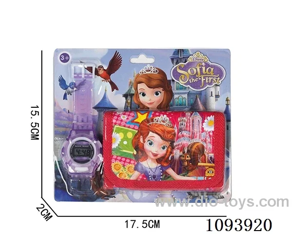 Digital watch + wallet+LR41*1