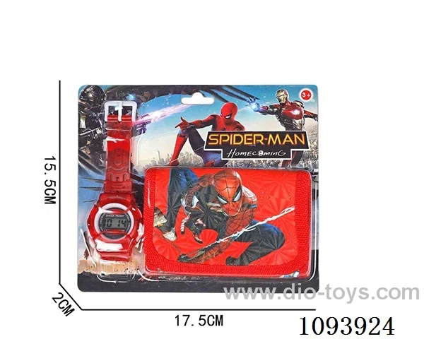 Digital watch + wallet+LR41*1