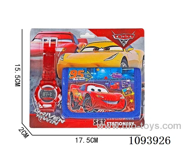 Digital watch + wallet+LR41*1