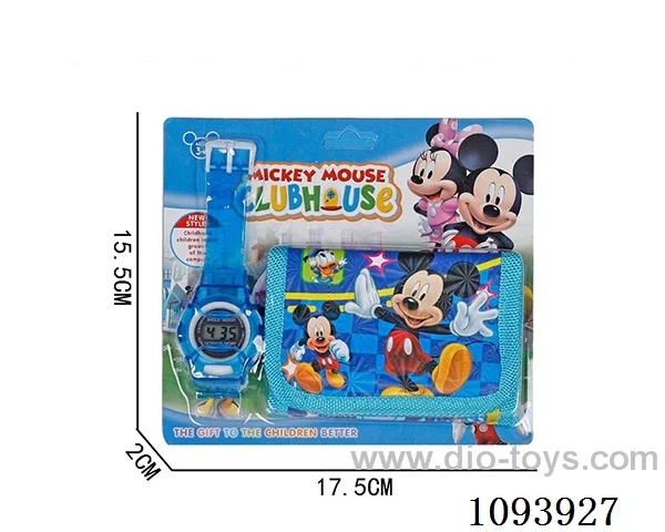 Digital watch + wallet+LR41*1