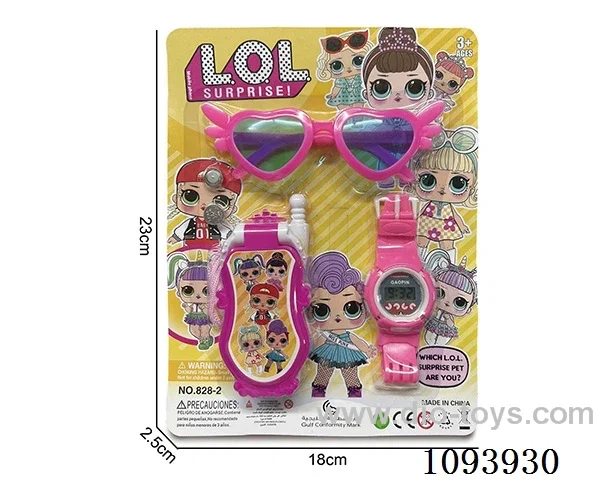 Flip phone * with 2 AG13* Electronic watch with 1 LR41 * glasses