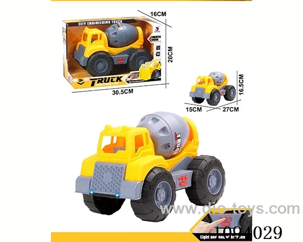 friction car with light/music/LR44*3