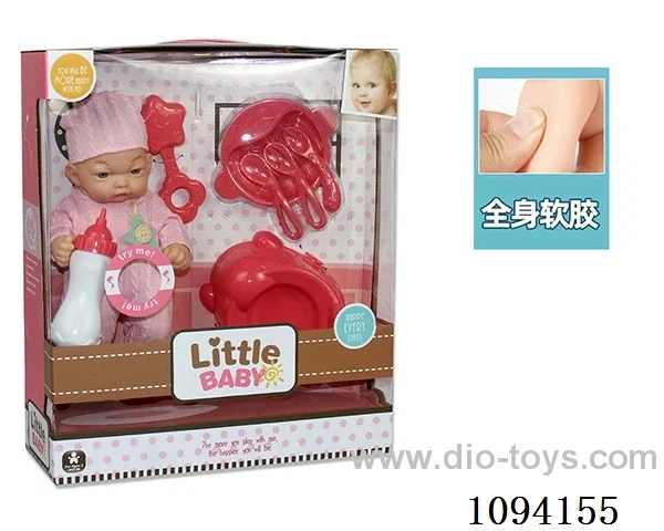 10 inch full vinyl doll