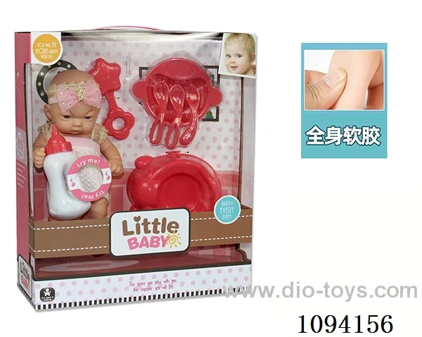 10 inch full vinyl doll
