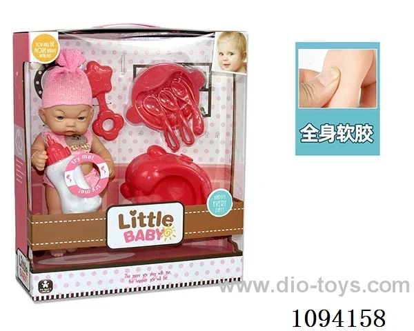 10 inch full vinyl doll