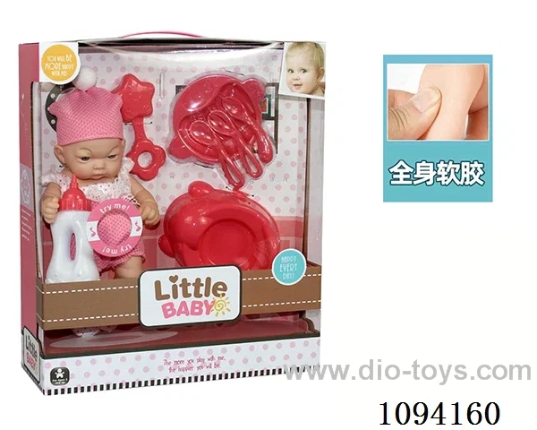 10 inch full vinyl doll