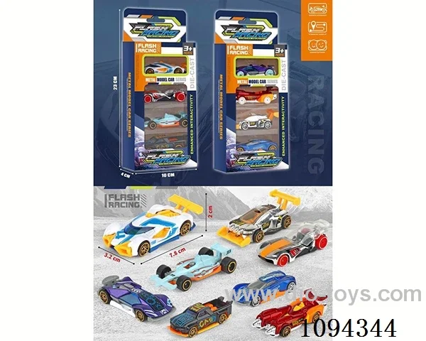 1: 64 sliding sports car (1 set) 4 mixed models
