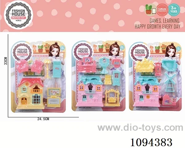 Three mixed furniture Villas
