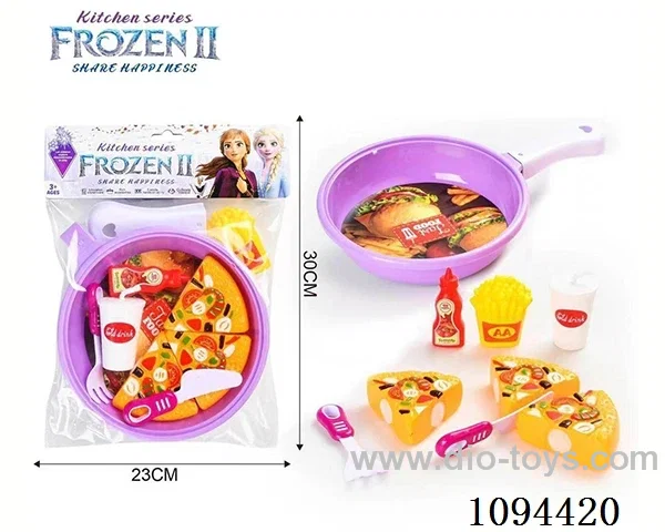 ICE SNOW CUT CUT PIZZA FRENCH FRIES LARGE FRYING PAN TABLEWARE KITCHEN SET