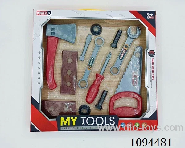 Window box tool set 12pcs children's early education hands-on combination disassembly screw toy family toy simulation model