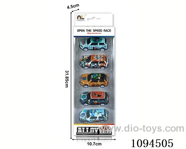 pull back alloy car 5PCS