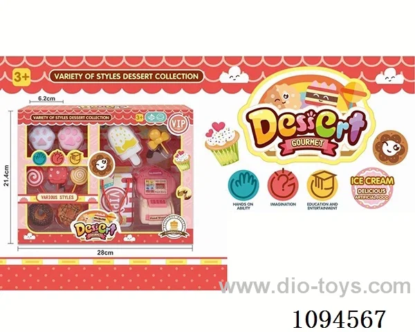 Dessert family simulation model Funny kitchen toys Educational cognitive toys