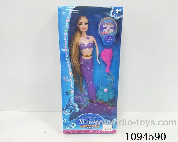 11.5-inch illuminated mermaid
