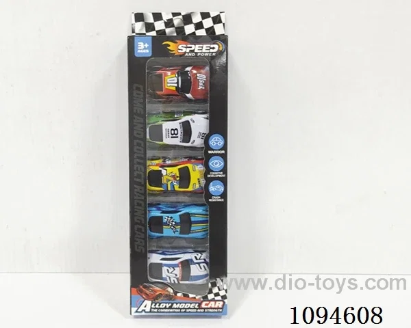pull back alloy car 5PCS