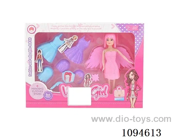 Fun assembled Barbie
