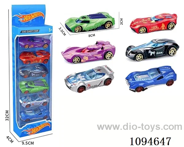 alloy car 6PCS