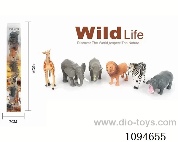SOLID WILDLIFE SET (6PCS/PDQ)
