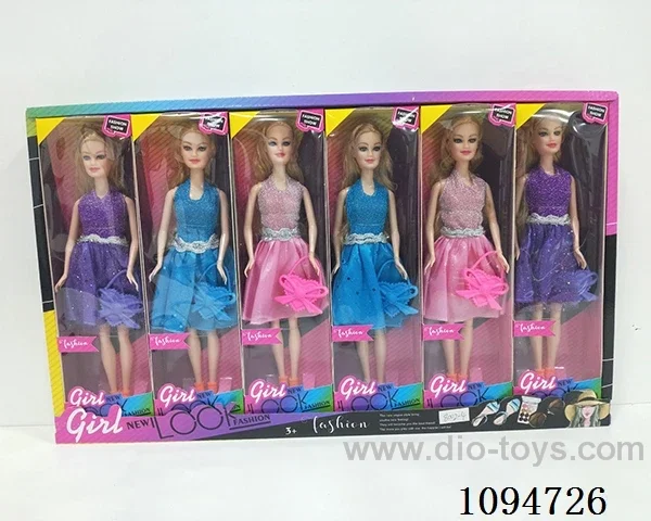 11.5-inch real size live hand Barbie (6PCS full box price)