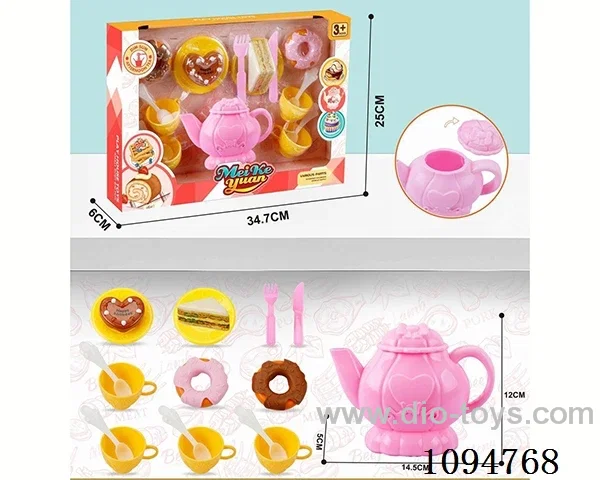 Tea set food set
