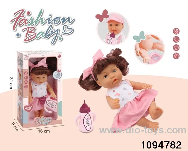 10 inch vinyl hand and foot doll